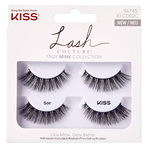 KISS Lash Couture Double Pack Faux Mink Soir  KISS Lash Couture Double Pack Faux Mink Soir
